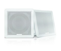 Fusion Electronics Fusion FM-F65SW 6 White Square Flush Mount Speakers - 010-02299-10