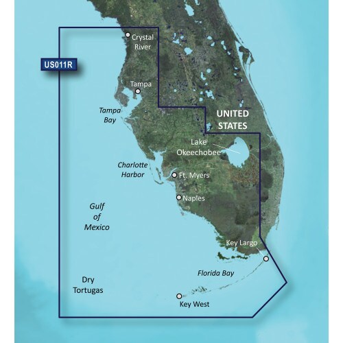GARMIN Garmin BlueChartreg g3 Visionreg HD - VUS011R - Southwest Florida - microSDtradeSDtrade - 010-C0712-00