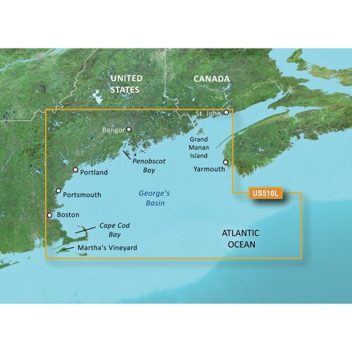 GARMIN Garmin BlueChartreg g3 Visionreg HD - VUS510L - St John - Cape Cod - microSDtradeSDtrade - 010-C0739-00