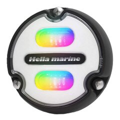 HELLA MARINE Hella Marine Apelo A1 RGB Underwater Light - 1800 Lumens - Black Housing - White Lens - 016146-011