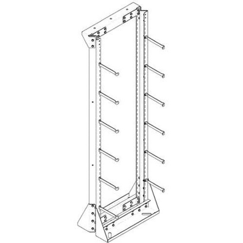 Alpha Technologies 2-Post Bolted Seismic Rack 19 Inch 7 Foot Tall 0300062-003