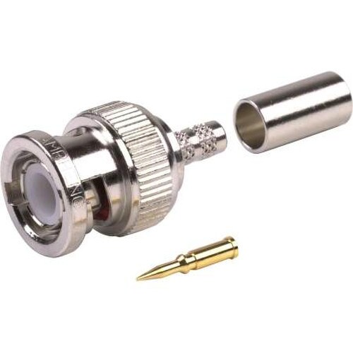 Amphenol RF 031-320-RFX BNC Male Crimp-RG58 RG141 031-320-RFX