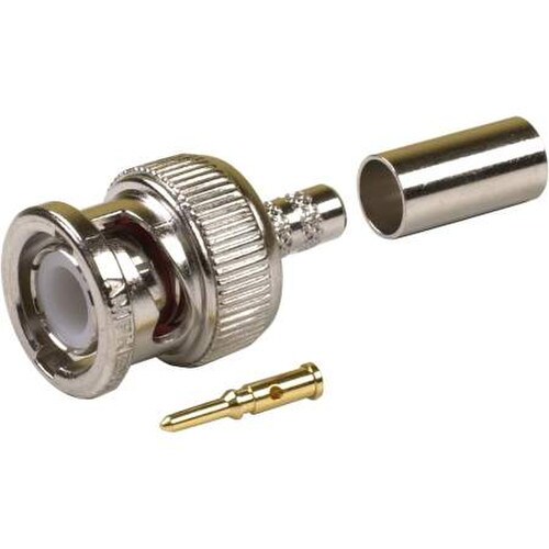 Amphenol RF - BNC Male Crimp-RG55 142 031-326-RFX
