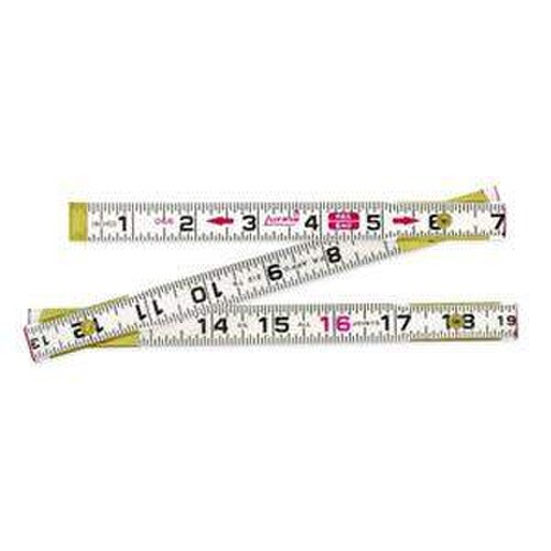 Lufkin - 6ft x 58in Metric and English Wood Rule Red End 062CMEN