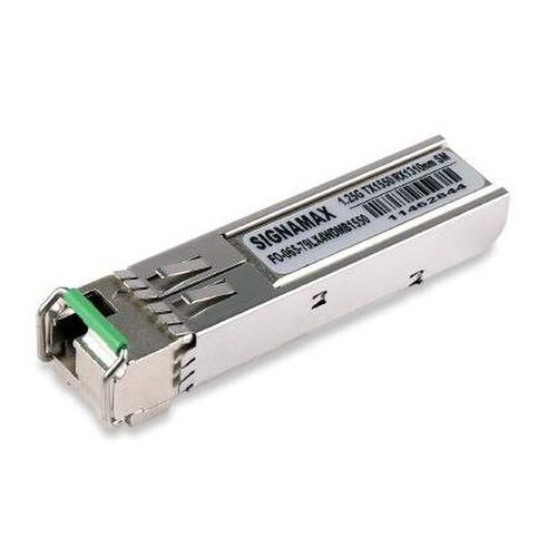 Signamax 125 Gbps WDM Fiber SFP SMLC Simplex Module 065-79LX4WDMB1550