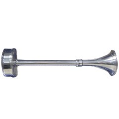 Ongaro Stainless Steel Standard Single Trumpet Horn 12V 10025