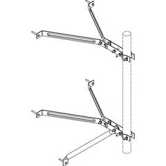 Nello Corporation Antenna Wall Mount Kit with 18-Inch Clearace 104367