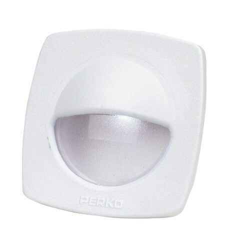 Perko LED Utility Light with Snap-On Front Cover White 1074DP2WHT
