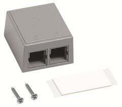 CommScope M102 Type Surface Mount Box Dual Port Gray 107984064