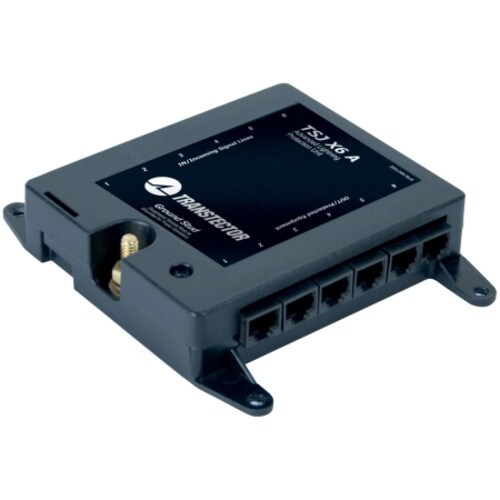 Transtector Systems Surge Suppressor 6 Port 1000 Base T Ethernet