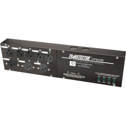 Transtector Systems 8-Outlet Power Distribution Surge Suppresion Unit 1101-356-1