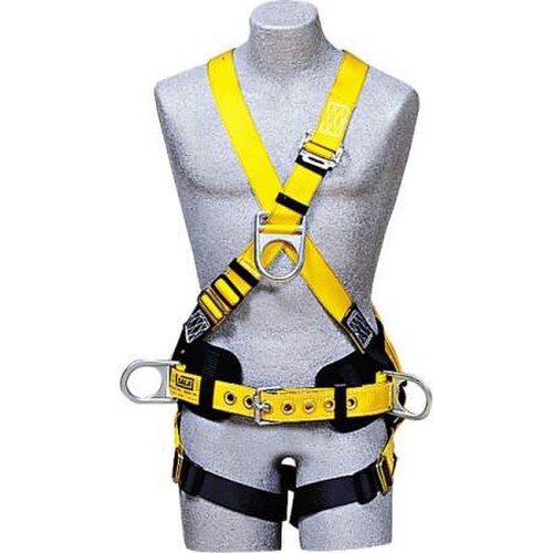 Capital Safety Medium Construction Cross Over Style Harness 4 D Rings 1101810