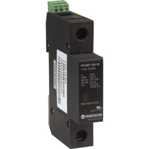 Transtector Systems 120VAC DIN Rail Surge Protection 1104-15-000