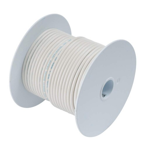 Ancor 500-Foot White 8 AWG Tinned Copper Wire 111750