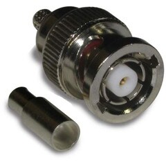 Amphenol RF Connector BNC Straight Crimp Plug 112132RP