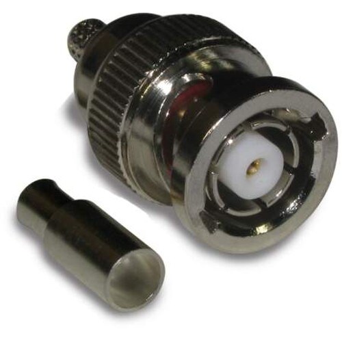 Amphenol RF Connector BNC Straight Crimp Plug 112132RP