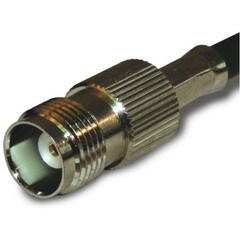 Amphenol RF TNC Straight Crimp Jack for RG-58 LMR-195 50 Ohm 122122