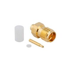 Amphenol RF SMA Straight Solder Jack for 085 Semi-Rigid 132103RP