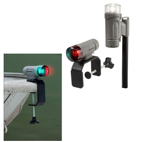 Attwood PaddleSport Portable Navigation Light Kit Gray 14194-7