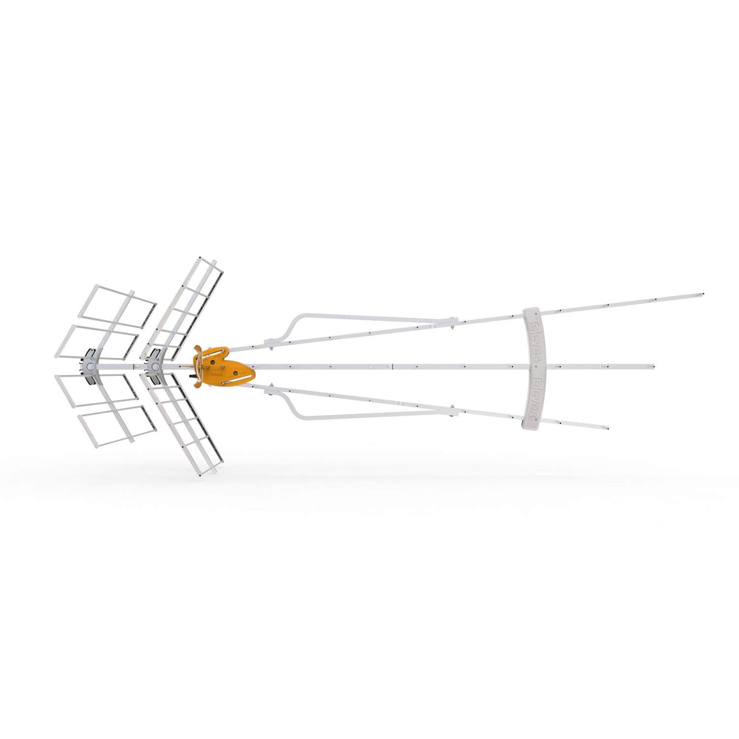 Televes DATBOSS Mix LR UHF VHF Long Range Outdoor TV Antenna Complete Setup Kit - Thumbnail 5