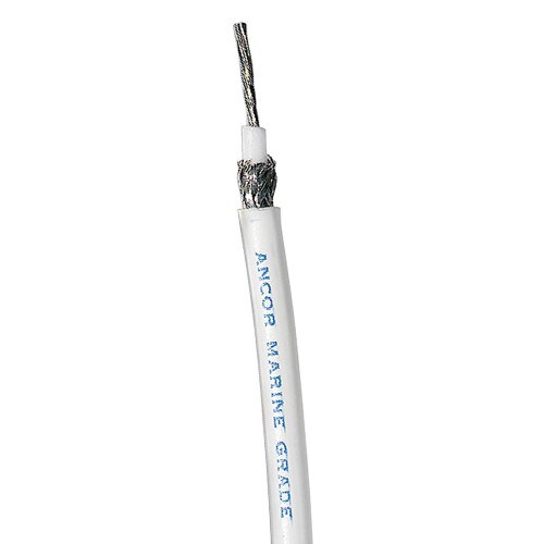 Ancor 100ft White RG-58CU Coaxial Cable 150510