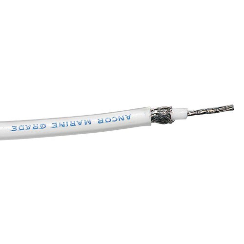 Ancor RG-213 White 100-Foot Tinned Coaxial Cable 151710