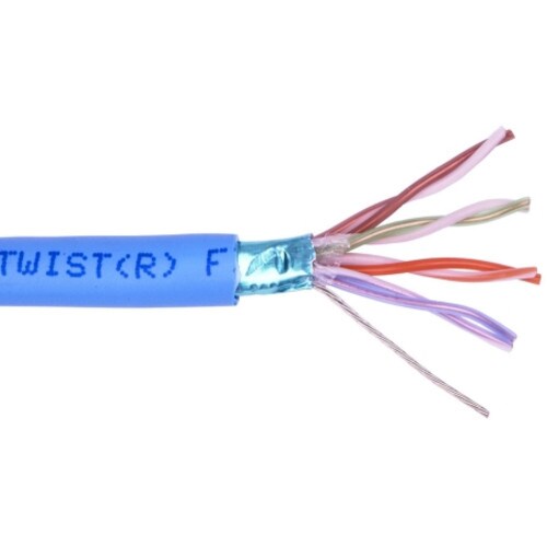 Belden 24G 4-Pair UTP CAT-5E PlenumUV 1000-Ft Blue 1585LC0061000