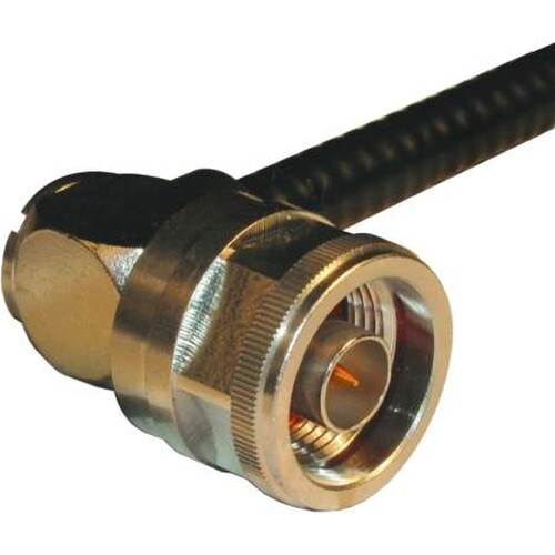 Amphenol N-Type Right Angle Crimp Plug for RG-58 and LMR-195 172177