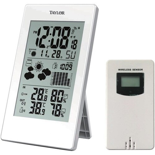 Taylor- Digital Weather Forecaster with Barometer and Alarm Clock 1735