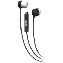 MAXELL 190300 - IEMICBLK Stereo In-Ear Earbuds with Microphone Remote 190300-IEMICBLK