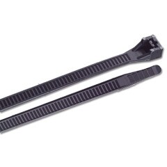 Ancor 15in UV Black Heavy Duty Cable Zip Ties 25Pk 199259