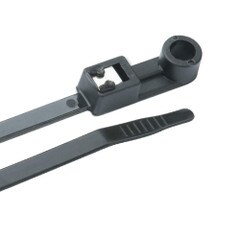 Ancor Mounting Self-Cutting Cable Ties 8-Inch UV Black 20-Pack 199300