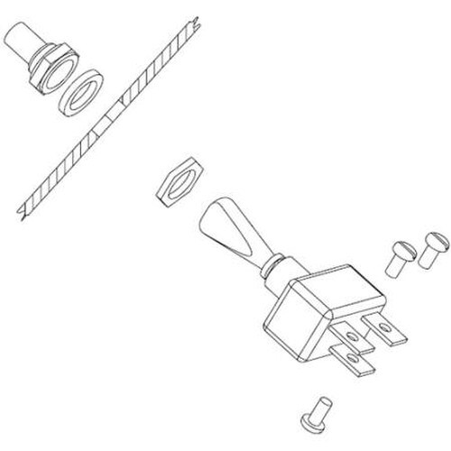 AMERESCO Solar 3-Position Heavy Duty Stop Switch 2-ARAC-101