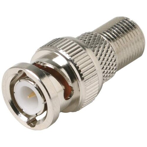 Steren- 200-130 F-Jack to BNC Plug Adapter 200-130