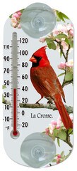 LaCrosse Clear Window Thermometer Cardinal 204-1081