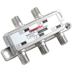 Channel Plus 5MHz-1GHz 4-Way Splitter Combiner DCIR Passing 2514