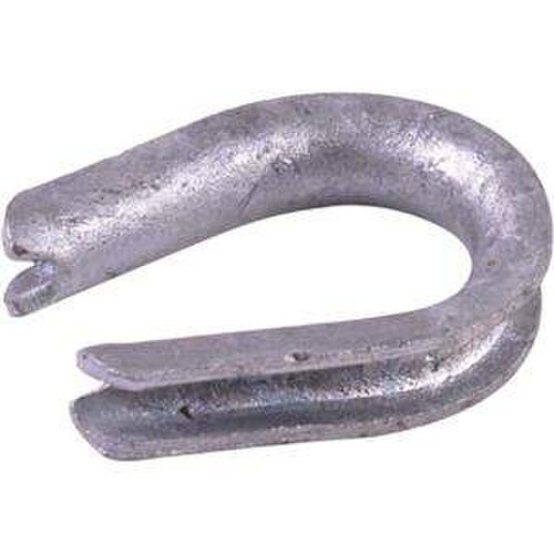 Rohn 38in Galvanized Steel Thimble for 14in Wire 3-8THH