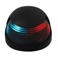 Attwood Quasar 2-Mile Deck Mount Bi-Color Red-Green Combo Sidelight 12V 3120-7