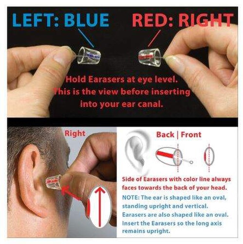 Earasers Musicians Hi-Fi Ear Plugs 31dB 31DBMUEAR