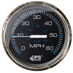 Faria Chesepeak SS 4inch Marine Studded Speedometer 60MPH Max 33749