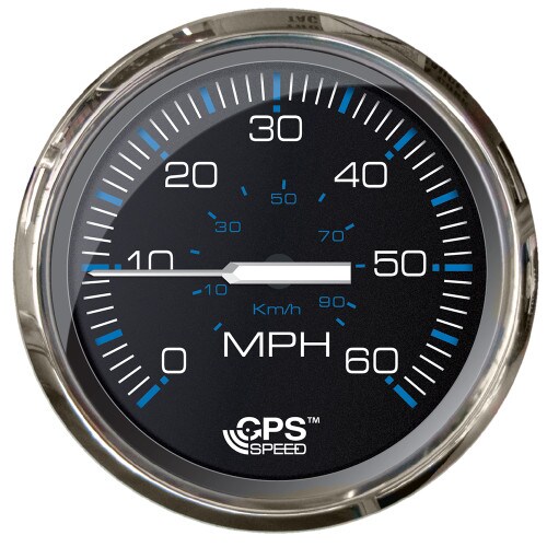 Faria Chesepeak SS 4inch Marine Studded Speedometer 60MPH Max 33749