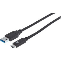 Manhattan USB-C Male 30 to USB-A Male 20 Cable 3 353373