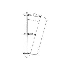 Amphenol Antenna Solutions 2-Point Standard Mount and Down-tilt Bracket Kit 36210006