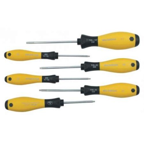 Wiha Tools Torx SoftFinish Cushion Grip 6 Piece Screwdriver Set 36289