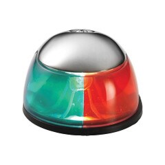 Attwood 2-Mile Deck Mount Bi-Color Red-Green Combo Stainless Steel 3810-7