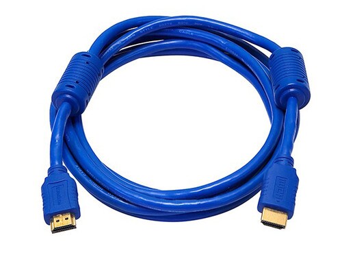 Tech Choice 10ft 28 AWG High Speed HDMI Cable Blue 3959