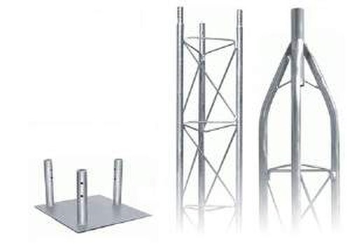 American Tower Amerite 40ft Tower Fixed 3-Prong Base Guyed Wire 40-AME25-BGR-GUY