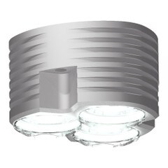 LOPOLIGHT Lopolight Series 400-080-26 - 30W DeckSpreader Light - White - Silver Housing - 400-080-26