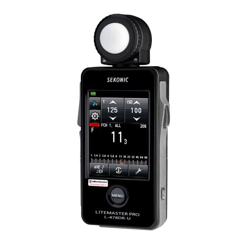 Sekonic LiteMaster Pro L-478DR-U-EL Light Meter for Elinchrom Skyport System