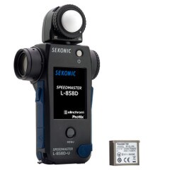 Sekonic L-858D-U 401-858 Meter plus RT-ELPX 401-626 Elinchrom Phottix Transmitter Module